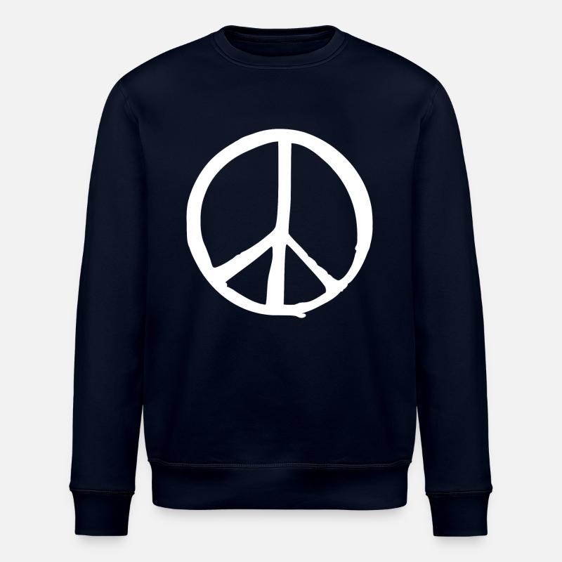 Peacezeichen - Stanley/Stella Unisex Bio-Sweatshirt ROLLER - Navy