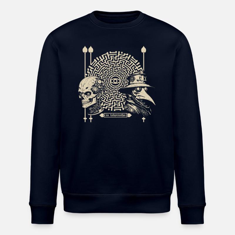 in labyrintho - Stanley/Stella Unisex Bio-Sweatshirt ROLLER - Navy