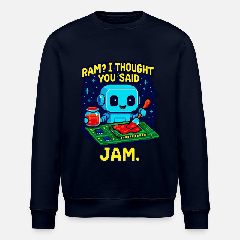 RAM ou confiture ? - Sweat bio ROLLER Stanley/Stella Unisexe - marine
