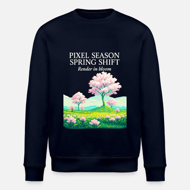 Pixelsaison: Frühlingswandel - Stanley/Stella Unisex Bio-Sweatshirt ROLLER - Navy