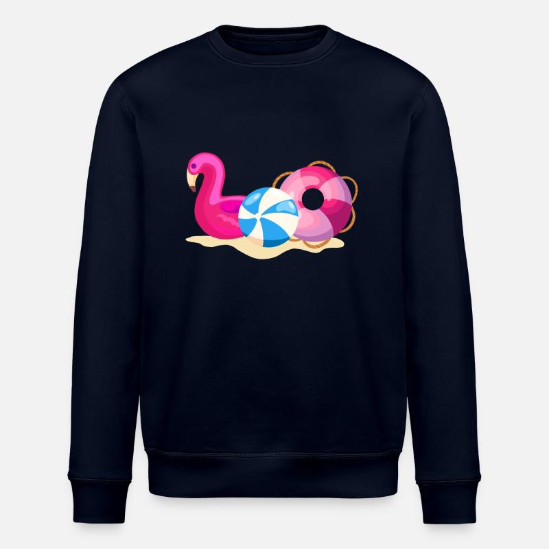 Badegadges in Pink - Stanley/Stella Unisex Bio-Sweatshirt ROLLER - Navy