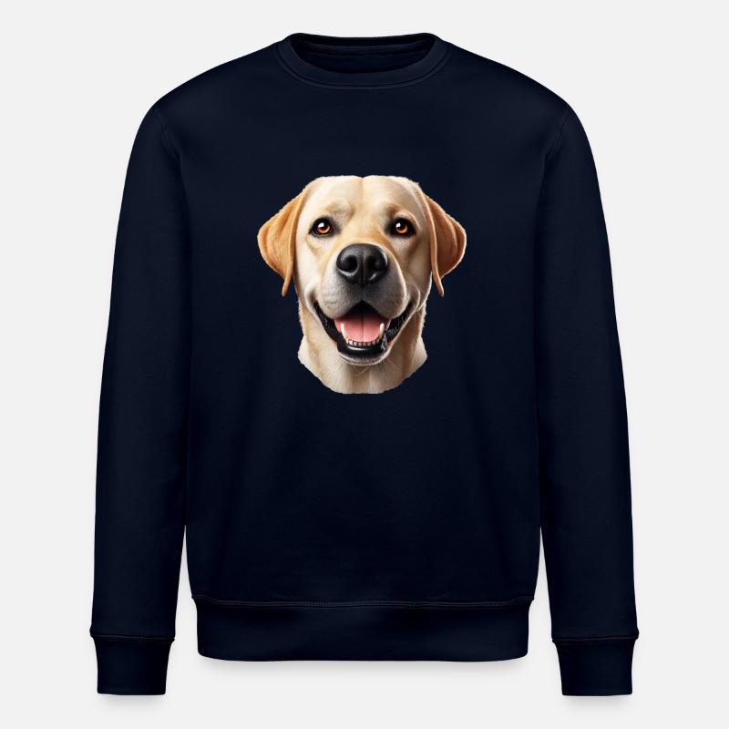 Grinsender Labrador - Stanley/Stella Unisex Bio-Sweatshirt ROLLER - Navy