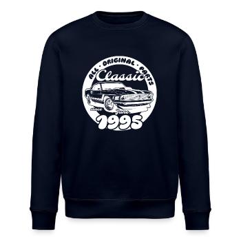 30e anniversaire - Classic Musclecar 06/1995 - Sweat bio ROLLER Stanley/Stella Unisexe - marine - Devant - Nik (191cm)