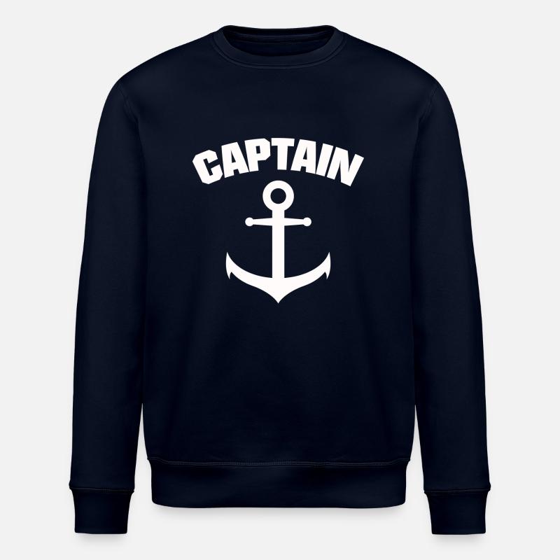 CAPTAIN ANCHOR SHIRT - Stanley/Stella Unisex Bio-Sweatshirt ROLLER - Navy
