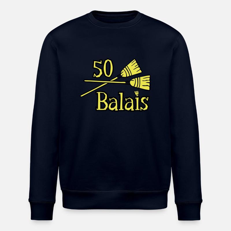 50 balais ans - Sweat bio ROLLER Stanley/Stella Unisexe - marine