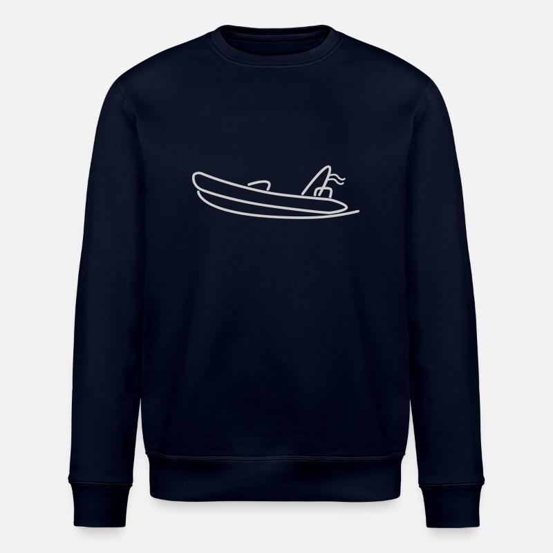Schlauchboot - Stanley/Stella Unisex Bio-Sweatshirt ROLLER - Navy