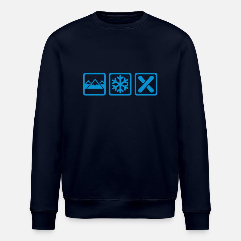 Snowboard - Stanley/Stella Unisex Bio-Sweatshirt ROLLER - Navy