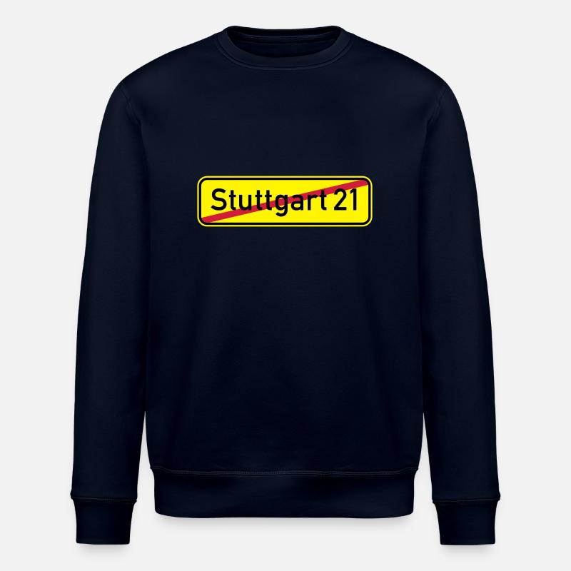Stuttgart 21 - Stanley/Stella ROLLER Unisex Organic Sweatshirt - navy