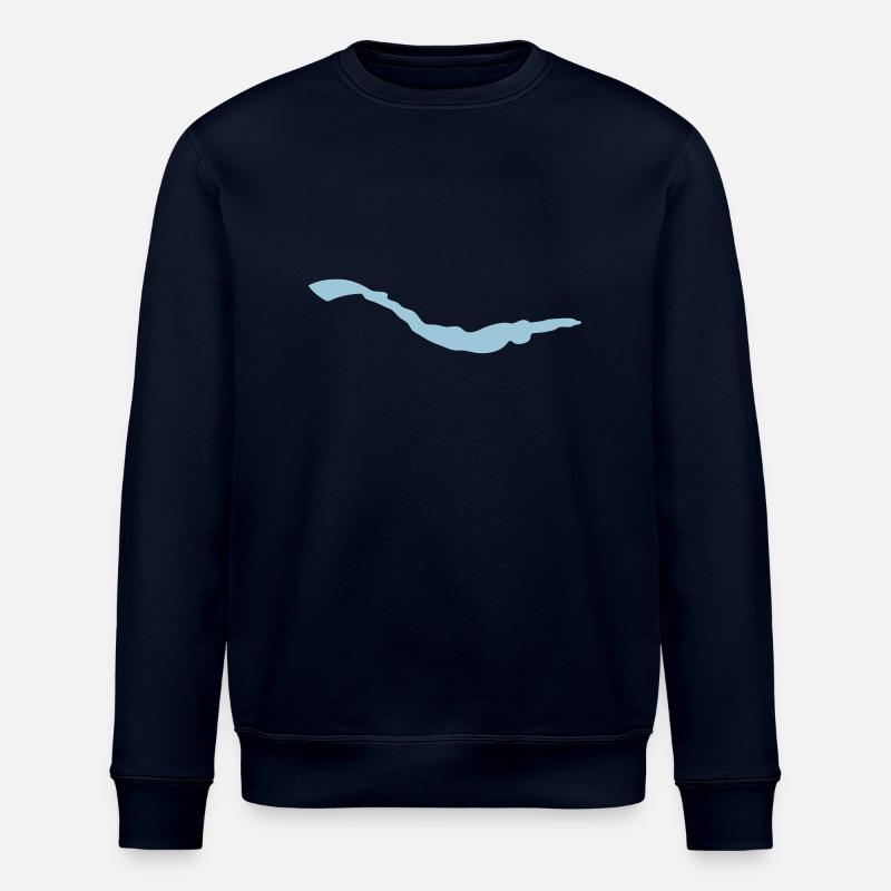 Schwimmflossen Flossenschwimmen flossenschwimme - Stanley/Stella Unisex Bio-Sweatshirt ROLLER - Navy