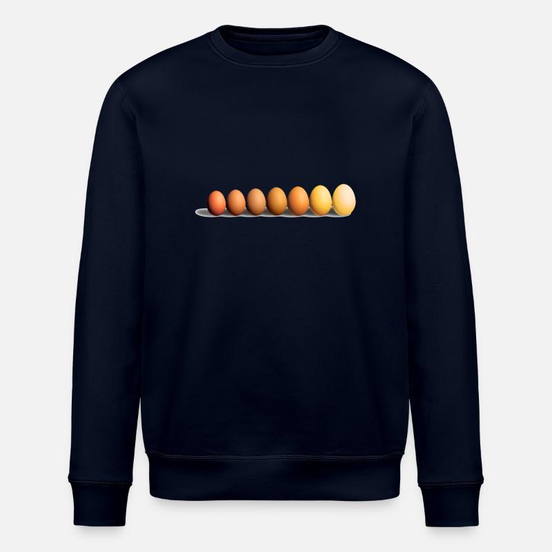 Les Oeufs - Sweat bio ROLLER Stanley/Stella Unisexe - marine