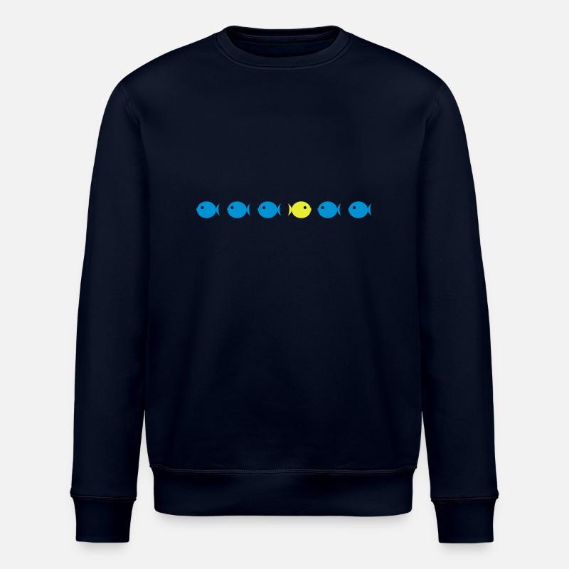fische_2 - Stanley/Stella Unisex Bio-Sweatshirt ROLLER - Navy