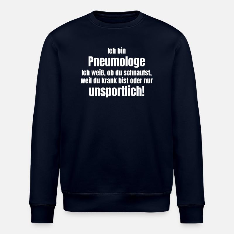 Pneumologe - Stanley/Stella Unisex Bio-Sweatshirt ROLLER - Navy