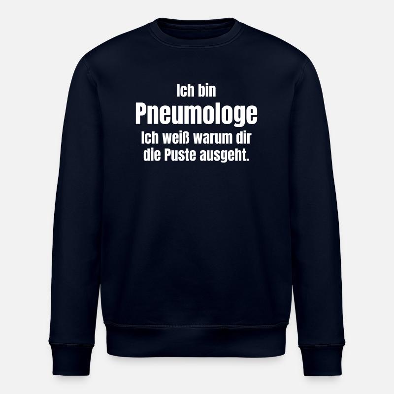 Pulmonologist - Stanley/Stella ROLLER Unisex Organic Sweatshirt - navy