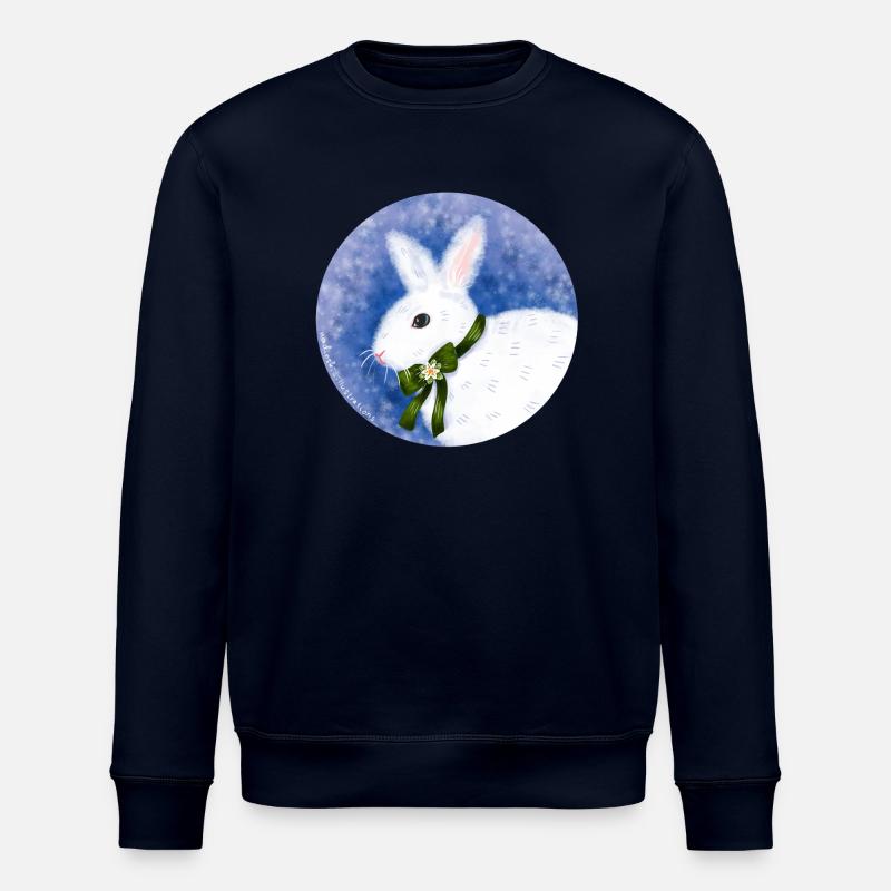 Lapin d’hiver - Sweat bio ROLLER Stanley/Stella Unisexe - marine