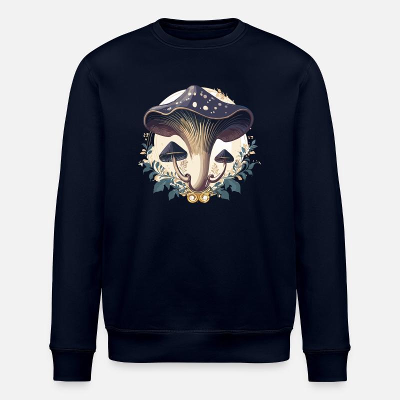 Jahrgangs-Pilze - Stanley/Stella Unisex Bio-Sweatshirt ROLLER - Navy