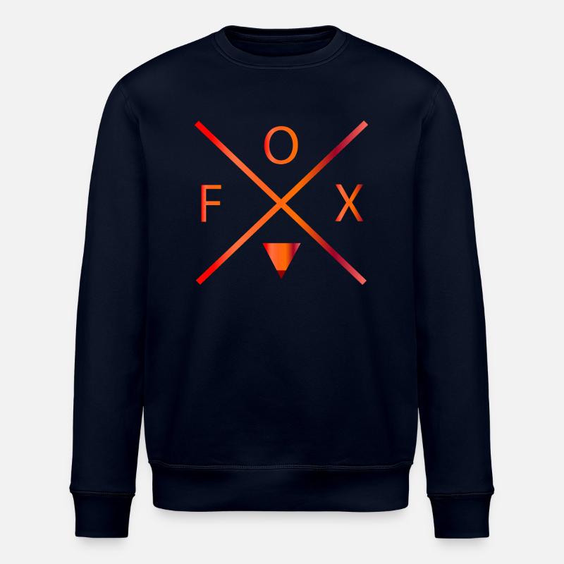 fox - Stanley/Stella ROLLER Unisex Organic Sweatshirt - navy