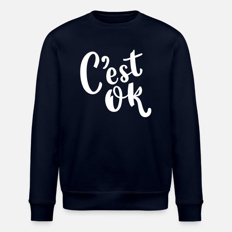 C'est ok - Sweat bio ROLLER Stanley/Stella Unisexe - marine