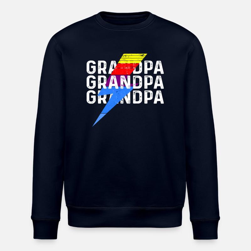 Papy Grand-père Papy - Sweat bio ROLLER Stanley/Stella Unisexe - marine
