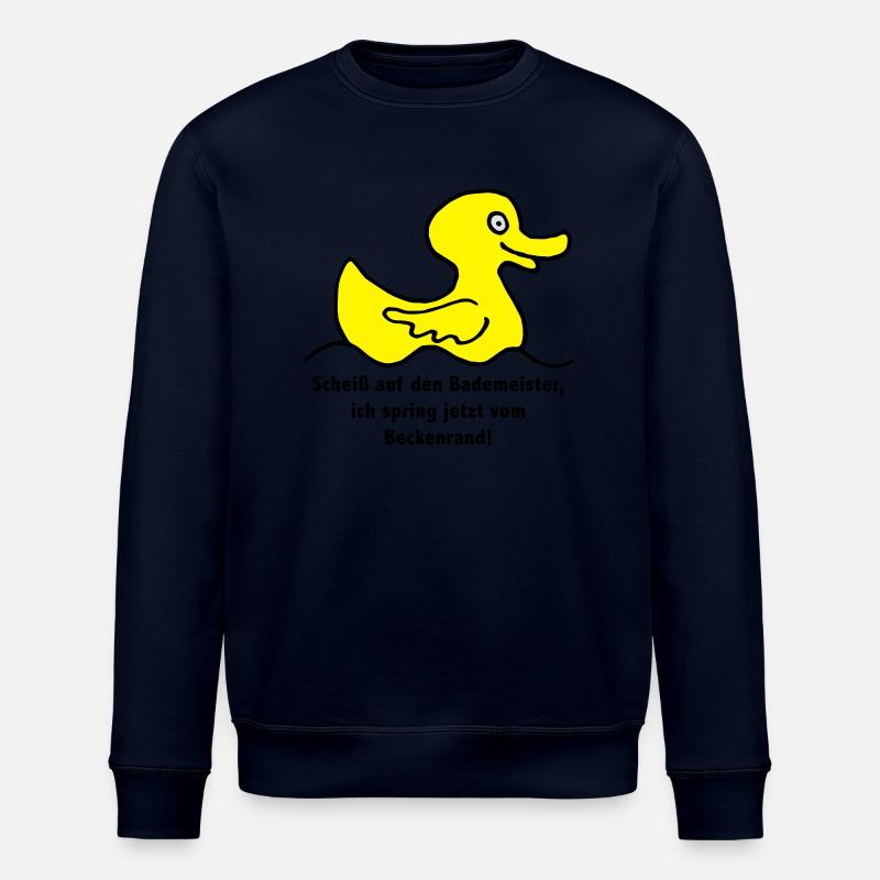 quietscheente_07201501_3c - Stanley/Stella Unisex Bio-Sweatshirt ROLLER - Navy