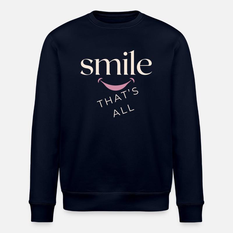 Souriez, c'est tout ! - Sweat bio ROLLER Stanley/Stella Unisexe - marine