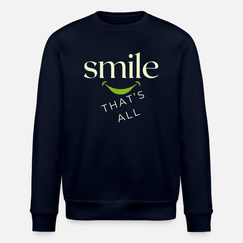 Lächle, das ist alles! - Stanley/Stella Unisex Bio-Sweatshirt ROLLER - Navy