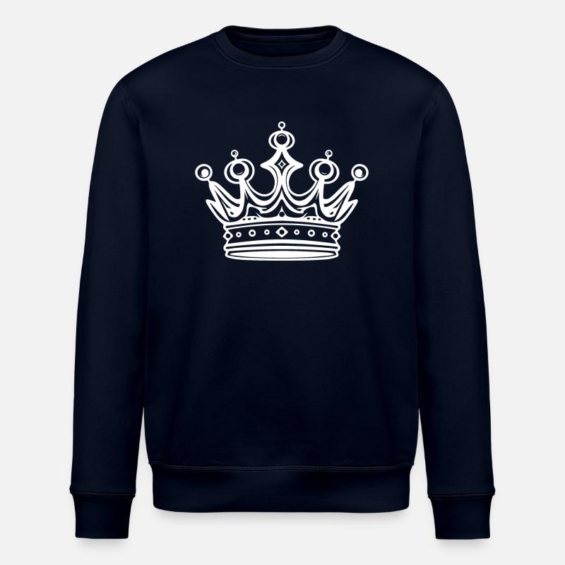 Couronne royale en couronne - Sweat bio ROLLER Stanley/Stella Unisexe - marine