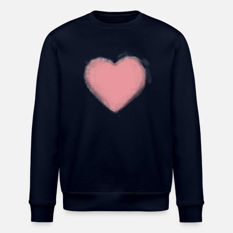 Herz - Stanley/Stella Unisex Bio-Sweatshirt ROLLER - Navy