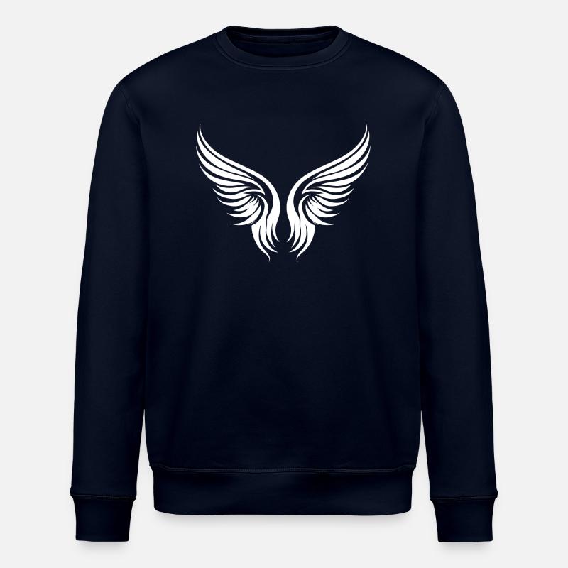 Ailes symbole silhouette - Sweat bio ROLLER Stanley/Stella Unisexe - marine