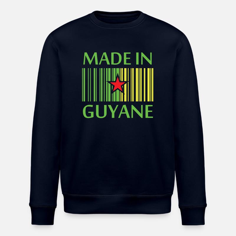 Made in guyane - Sweat bio ROLLER Stanley/Stella Unisexe - marine