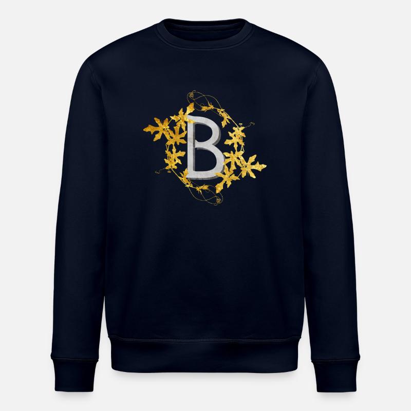 Initials2-B - Stanley/Stella Unisex Bio-Sweatshirt ROLLER - Navy