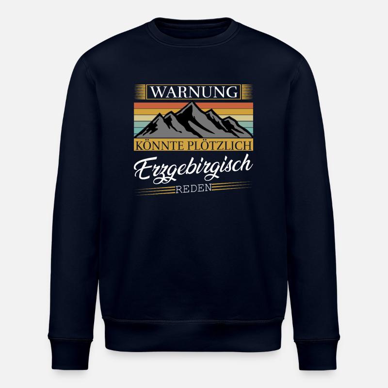 Erzgebirge warnung - Stanley/Stella Unisex Bio-Sweatshirt ROLLER - Navy
