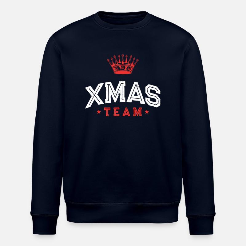 L’équipe de Noël - Sweat bio ROLLER Stanley/Stella Unisexe - marine