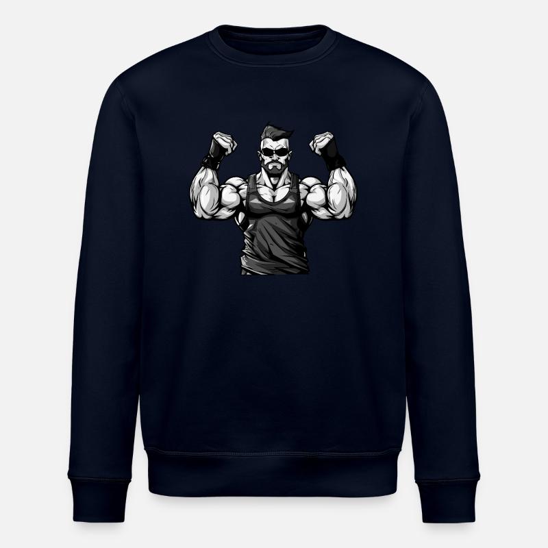 Muskeln Training - Stanley/Stella Unisex Bio-Sweatshirt ROLLER - Navy