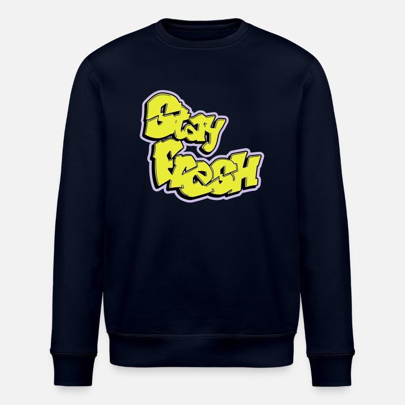 Stay Fresh - Stanley/Stella ROLLER Unisex Organic Sweatshirt - navy