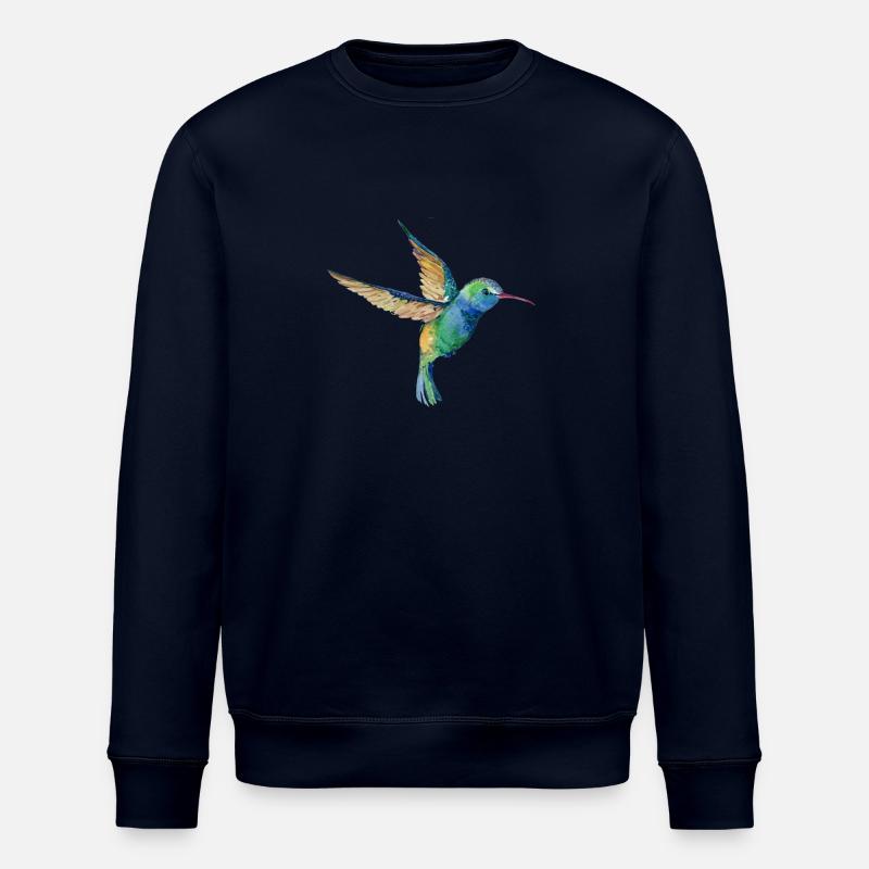 Summenvogel-Liebhaber-Vogelbeobachter-Geschenk-Entwurf - Stanley/Stella Unisex Bio-Sweatshirt ROLLER - Navy