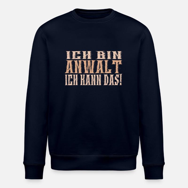 Ich bin Anwalt - Stanley/Stella Unisex Bio-Sweatshirt ROLLER - Navy