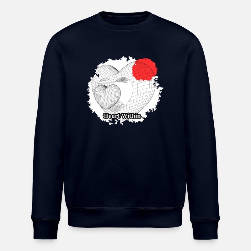 Heart Within - Stanley/Stella ROLLER Unisex Organic Sweatshirt - navy