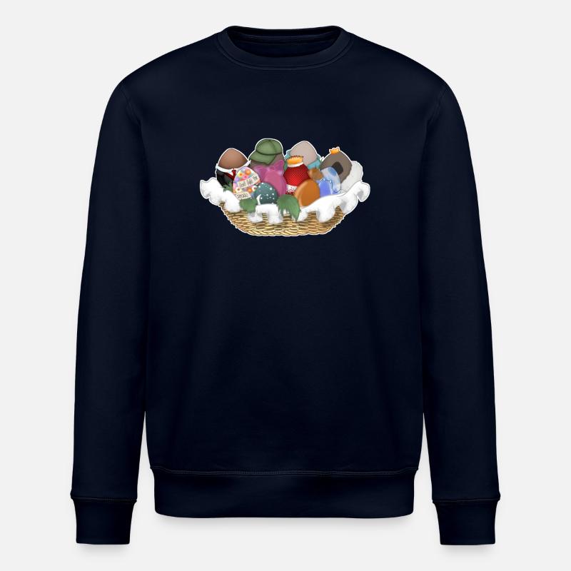 Tazz Gespräche | Osterotter-Eier - Stanley/Stella Unisex Bio-Sweatshirt ROLLER - Navy
