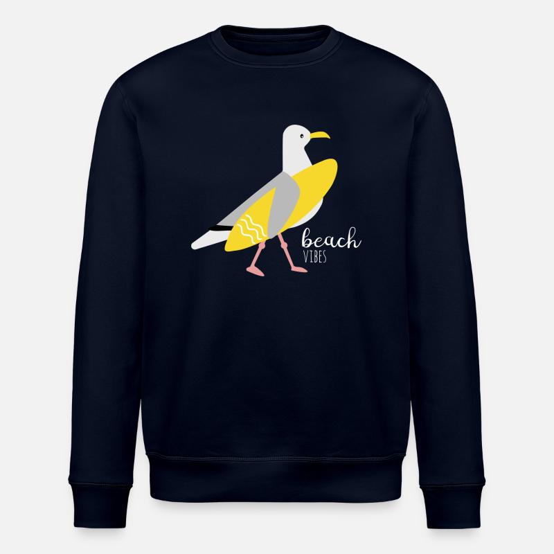 Surfer Mouette - Sweat bio ROLLER Stanley/Stella Unisexe - marine
