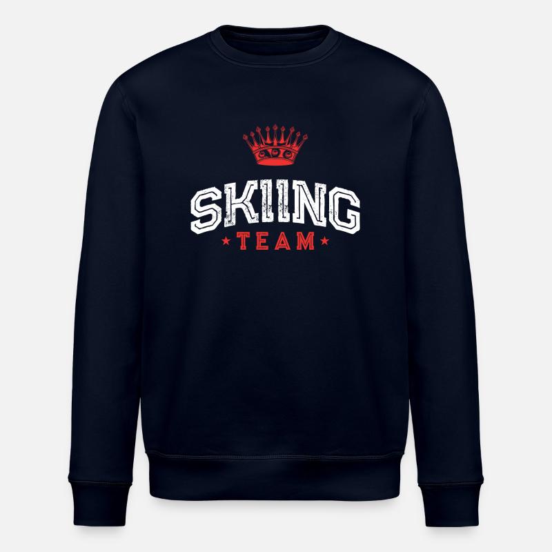 Skiing Team - Stanley/Stella Unisex Bio-Sweatshirt ROLLER - Navy