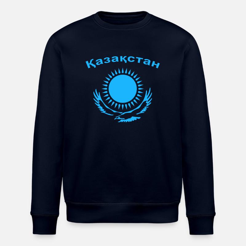 Kasachstan 1-farbig - Stanley/Stella Unisex Bio-Sweatshirt ROLLER - Navy