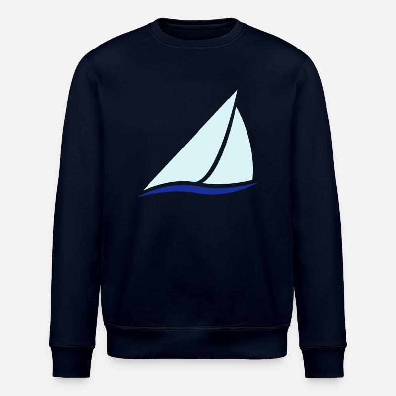Sailing Boat Logo - Sweat bio ROLLER Stanley/Stella Unisexe - marine