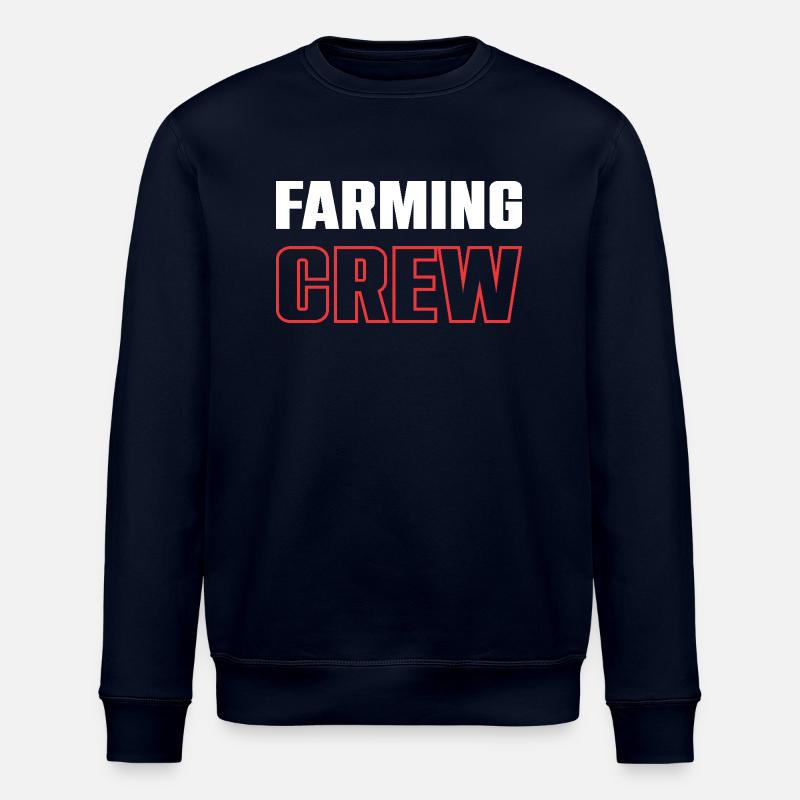 Farming Crew - Stanley/Stella ROLLER Unisex Organic Sweatshirt - navy