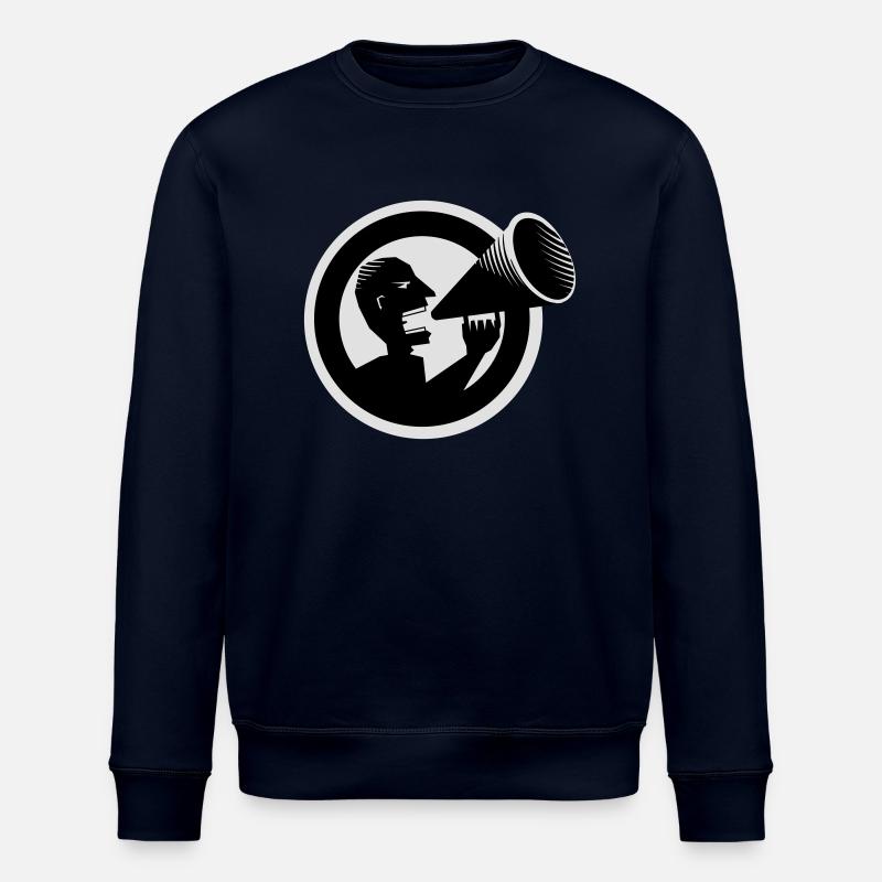 Der Schrei - Stanley/Stella Unisex Bio-Sweatshirt ROLLER - Navy
