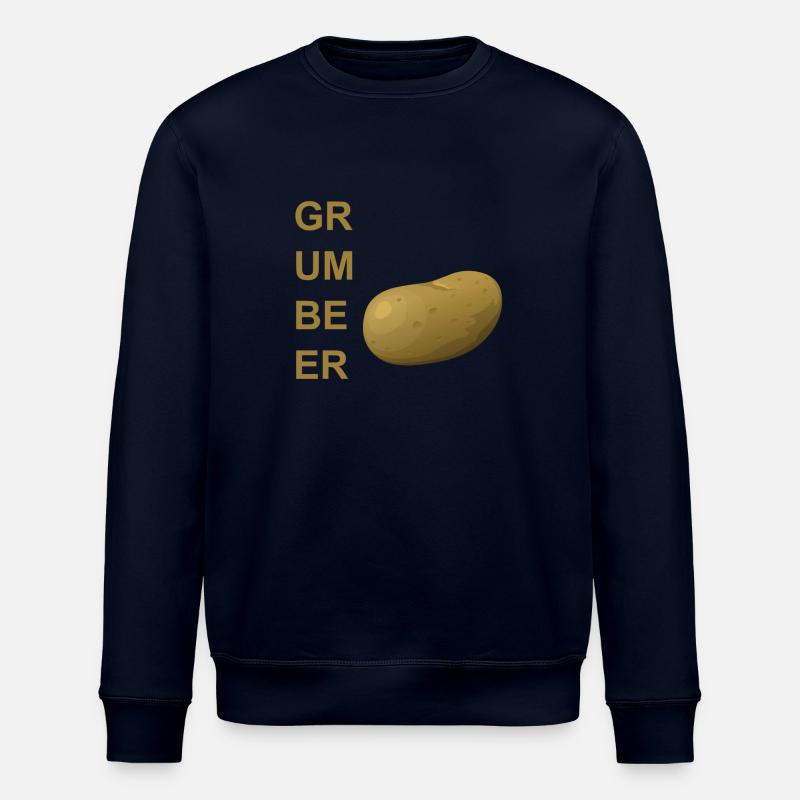 Grumbeer / pommes de terre - Sweat bio ROLLER Stanley/Stella Unisexe - marine