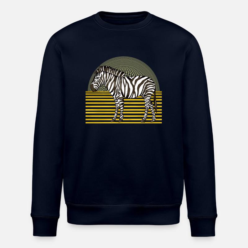 Zèbre - Sweat bio ROLLER Stanley/Stella Unisexe - marine