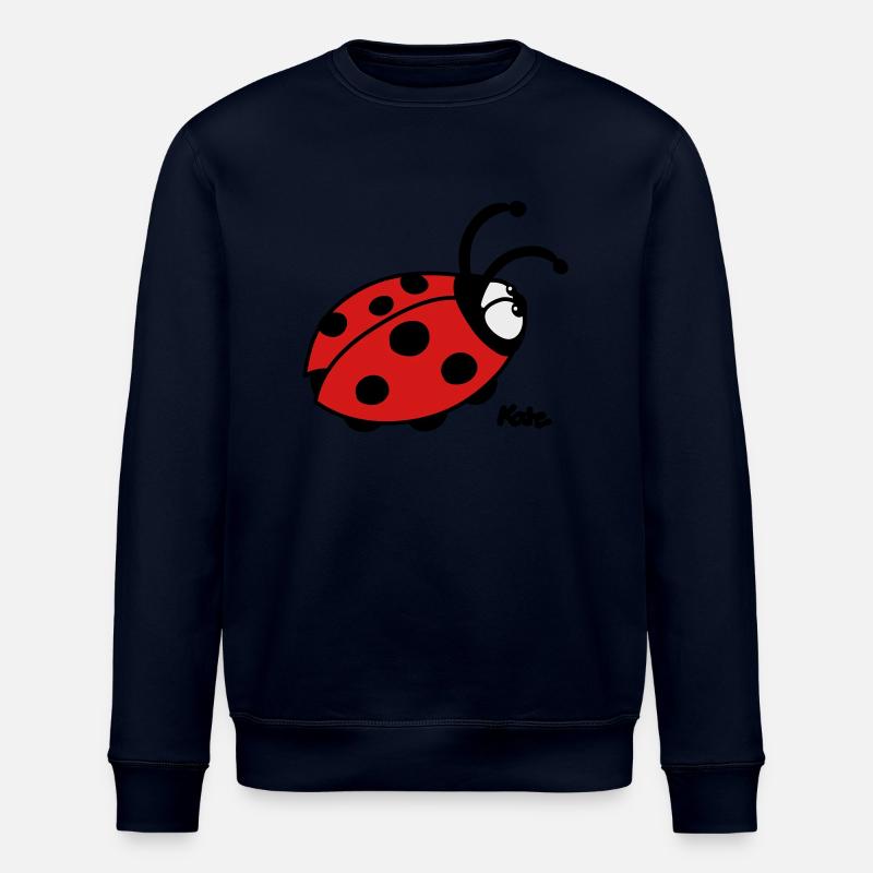 Marienkäfer (c) - Stanley/Stella ROLLER Unisex Organic Sweatshirt - navy