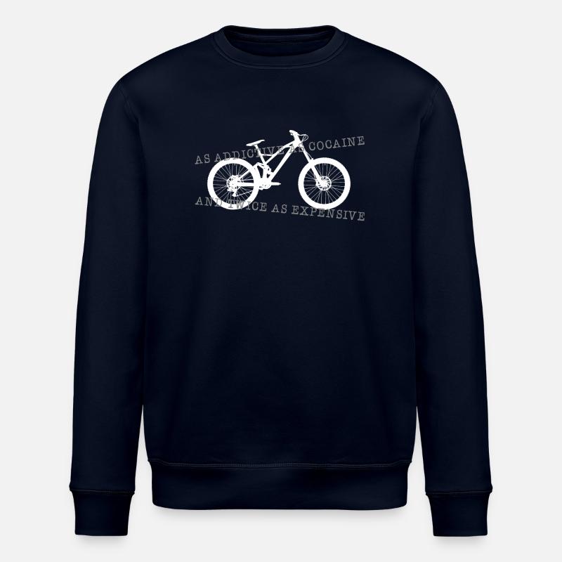 Downhill addictive - Sweat bio ROLLER Stanley/Stella Unisexe - marine