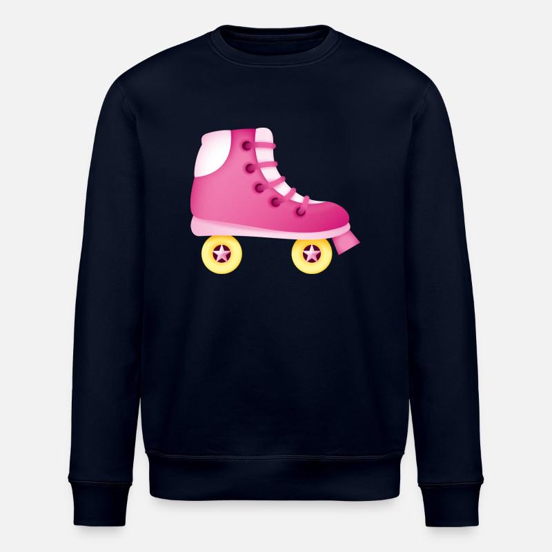 Smiley Roll Skate - Stanley/Stella ROLLER Unisex Organic Sweatshirt - navy