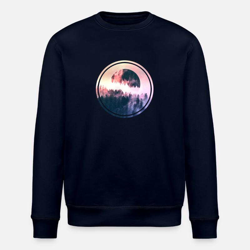 Full Moon - Sweat bio ROLLER Stanley/Stella Unisexe - marine